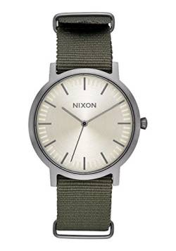 Nixon Herren Analog Quarz Smart Watch Armbanduhr mit Nylon Armband A1059-2232-00 von Nixon