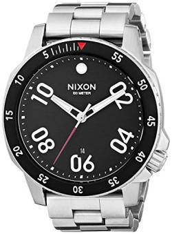 Nixon Herren Analog Quarz Uhr mit Edelstahl Armband A506000-00 von Nixon