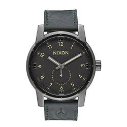 Nixon Herren-Armbanduhr The Patriot Analog Quarz Leder A9382072-00 von Nixon