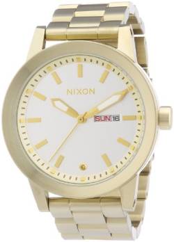 Nixon Herren-Armbanduhr XL Spur Analog Quarz Edelstahl beschichtet A2631219-00 von Nixon