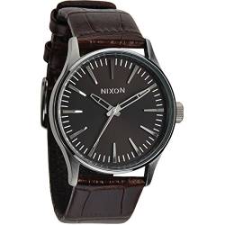 Nixon Herrenuhr Analog Quarz mit Lederarmband – A3771887-00 von Nixon