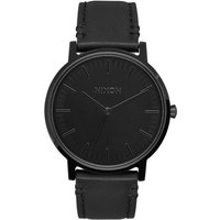 Nixon Mechanische Uhr Nixon Porter Leather A1058-001 Herrenarmbanduhr Design Highlight, Design Highlight von Nixon