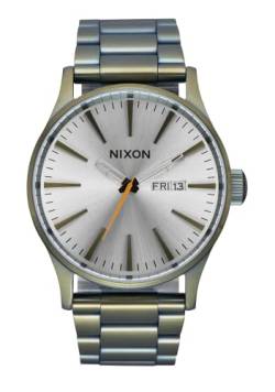 Nixon Unisex Analog Japanisches Quarzwerk Uhr mit Edelstahl Armband A356-5093-00 von Nixon