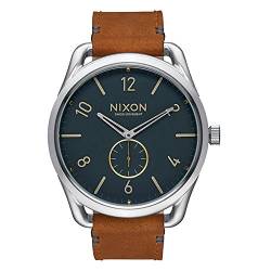 Nixon Unisex-Armbanduhr C45 Leather Analog Quarz Leder A4652186-00 von Nixon