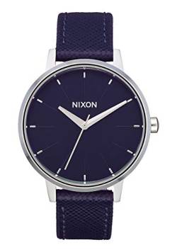 Nixon Unisex Armbanduhr Kensington Leder Aubergine von Nixon