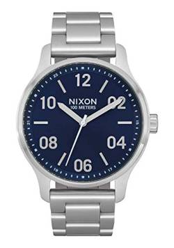 Nixon Unisex Erwachsene Analog Quarz Uhr mit Edelstahl Armband A1242-1849-00 von Nixon