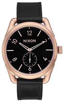 Nixon Unisex Erwachsene Digital Quarz Uhr mit Leder Armband A459-1098-00 von Nixon