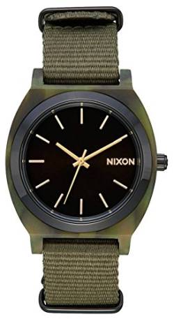Nixon Unisex Erwachsene Digital Quarz Uhr mit Stoff Armband A327-2619-00 von Nixon