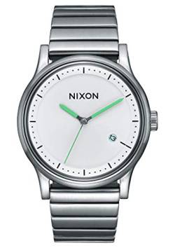 Nixon Unisex Erwachsene Digital Uhr mit Edelstahl Armband A1160-100-00 von Nixon