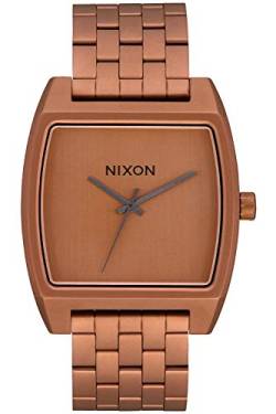 Nixon time Tracker Damen Uhr digital Quarzwerk mit Edelstahl vergoldet Armband A12453165 von Nixon
