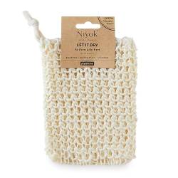 Niyok® Seifensäckchen aus Sisal • Sisalsäckchen für Seife • 100% Pflanzenfasern • Seifenbeutel für feste Dusche & festes Shampoo • Seifentasche zur Seifen Aufbewahrung • Plastikfrei von Niyok