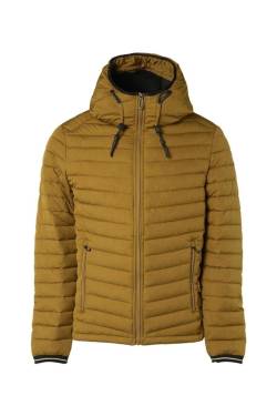 No Excess Regular Fit Steppjacke gelb, Einfarbig von No Excess