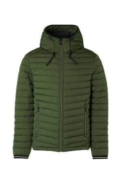 No Excess Regular Fit Steppjacke grün, Einfarbig von No Excess