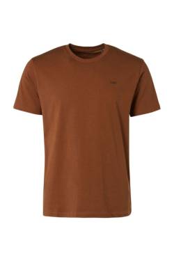 No Excess Regular Fit T-Shirt Rundhals braun, Einfarbig von No Excess