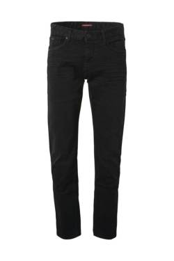 No Excess Tapered Fit Jeans schwarz, Einfarbig von No Excess