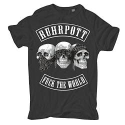 Herren T-Shirt Ruhrpott Fuck The World von No Fight No Glory