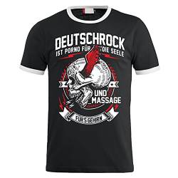 Herren Tshirt DeutschRock mit Rückendruck Anti Rap S bis 5XL von No Fight No Glory