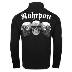 No Fight No Glory Männer Trainingsjacke mit Totenkopf Motiv RUHRPOTT von No Fight No Glory