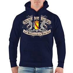 No Fight No Glory Männer und Herren Kapuzenpullover Hüte Dich Badener Größe S - 5XL von No Fight No Glory