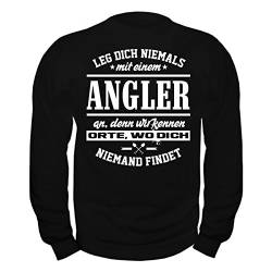 No Fight No Glory Männer und Herren Pullover Leg Dich Nicht mit einem Angler an von No Fight No Glory