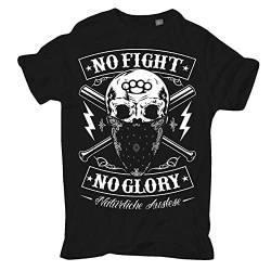 No Fight No Glory Tshirt Herren Brotherhood Fuck The World Natürliche Auslese von No Fight No Glory