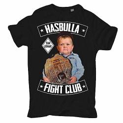 Übergrößen Herren Tshirt Hasbulla Fight Club Team Germany Größe 3XL - 8XL von No Fight No Glory