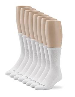 No Nonsense Damen Cushion Crew Liner-Socken, Weiß, Einheitsgröße (8er Pack) von No Nonsense