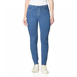 No Nonsense Damen Klassische Jeggings echten Gesäßtaschen, High Waist Stretch Jeans Leggings, Light Denim, X-Groß von No Nonsense