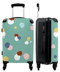NoBoringSuitcases.com® Trolley Kinder Weichgepäck Koffer Groß Suitcase Geschenk - Muster - Jungen - Mädchen - Hangepäck - 67x43x25cm von NoBoringSuitcases.com