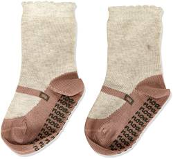 NOA NOA MINIATURE Baby-Girls Shirley Hosiery Casual Sock, Light Ecru Melange, 3-6M von Noa Noa miniature