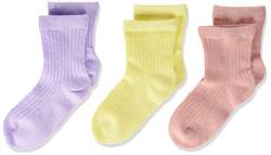 NOA NOA MINIATURE Baby-Girls 3-Pack Ankle Sock Hosiery,Socks-3pcs, Art Multicolour, 0-3M von Noa Noa