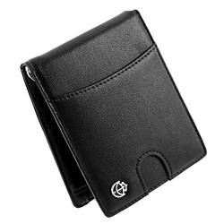 Noah Noir Geldbeutel mit Geldklammer und RFID Schutz (TÜV geprüft) Geldbörse Männer mit 11 Kartenfächer (Jaguar) von Noah Noir
