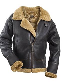 Noble House B-3 Alpha Pilotenjacke, Schaffell (L) von Noble House