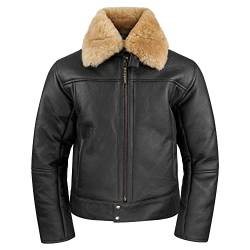 Noble House Fliegerjacke Stuka Mocca, Schaffell (M) von Noble House