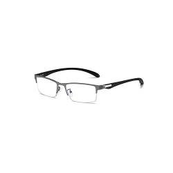 Kurzsichtig Fernbrille,Anti Blaulicht Brille Metall Kurzsichtig Brille Damen Herren Korrekturbrille bei Kurzsichtigkeit, Nearsighted Glasses Stärken Von -100 bis -6.00 Dioptrien (-100, Waffenfarbe) von Nobrands