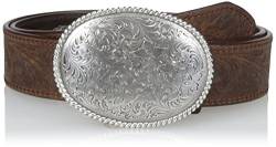 Nocona Belt Co. Men's Brown Basic Floral Buckle, Medium, 42 von Nocona Belt Co.