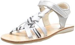 Damen Sandalen mit Weihnachtsmotiv, Strass, für Mädchen, Silber 82, Zebra-Silber, weiß, 29 EU von Noël