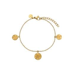 Noelani Armband Edelstahl Damen Armschmuck, 16+3 cm, Gold, Kommt in Schmuck Geschenk Box, 2032737 von Noelani