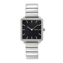 Noelani Armbanduhr Damen Quarzuhr Analog, mit Edelstahl Armband, Silber, 3 bar Wasserdicht, Kommt in Uhren Geschenk Box, 2031375 von Noelani