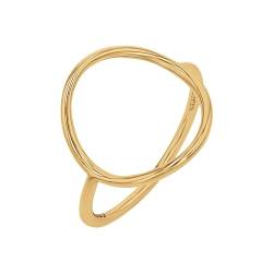 Noelani Ring 925 Sterling Silber Damen Ringe, Gold, Kommt in Schmuck Geschenk Box, 2031621 von Noelani