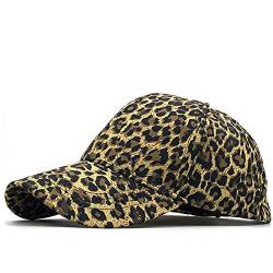 Für Männer und Frauen Straße Freizeit Outdoor Sport Trendy Hip-Hop-Stil Mode Leopard Print Baseball Cap Sonnenhut Outdoor Sonnenschutz Kappe Gr. One size, Leopardenmuster 2 von Noga