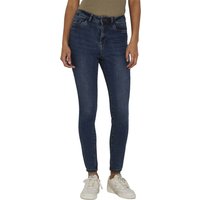 Noisy May Damen Jeans NMAGNES HW ANK JEANS VI124MB Skinny Fit Blau - Medium Blue Denim von Noisy May