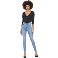 Noisy May Damen Jeans NMCALLIE HW SKINNY JEANS VI059LB - Skinny Fit - Blau - Light Blue von Noisy May