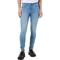 Noisy May Damen Jeans NMLUCY NW SKINNY LB - Skinny Fit - Blau - Light Blue Denim von Noisy May