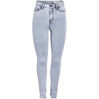 Noisy May Jeans - NMCallie HW Skinny Jeans VI482LB - W25L30 bis W29L32 - für Damen - Größe W27L30 - hellblau von Noisy May