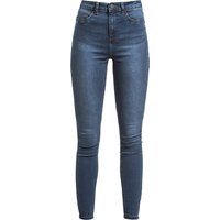 Noisy May Jeans - NMCallie HW Skinny Jeans - W25L30 bis W33L34 - für Damen - Größe W28L34 - dunkelblau von Noisy May