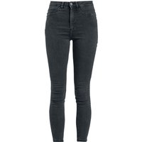 Noisy May Jeans - NMCallie HW Skinny Jeans - W25L30 bis W34L34 - für Damen - Größe W33L32 - dunkelgrau von Noisy May