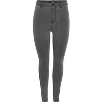 Noisy May Jeans - NMElla Super HW Jeans - W26L30 bis W34L32 - für Damen - Größe W26L30 - grau von Noisy May