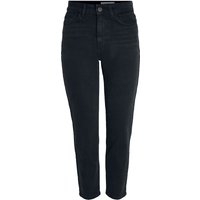 Noisy May Jeans - NMMONI HW STRAIGHT ANK BLACK JEANS NOOS - W25L30 - für Damen - Größe W25L30 - schwarz von Noisy May