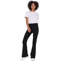 Noisy May Jeans - NMSallie High Waist Flare Jeans - W26L30old bis W32L32 - für Damen - Größe W27L30 - schwarz von Noisy May